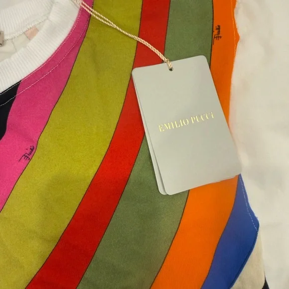 pucci fringe crop top never been worn perfect for either day or night ! - Picture 5 of 5